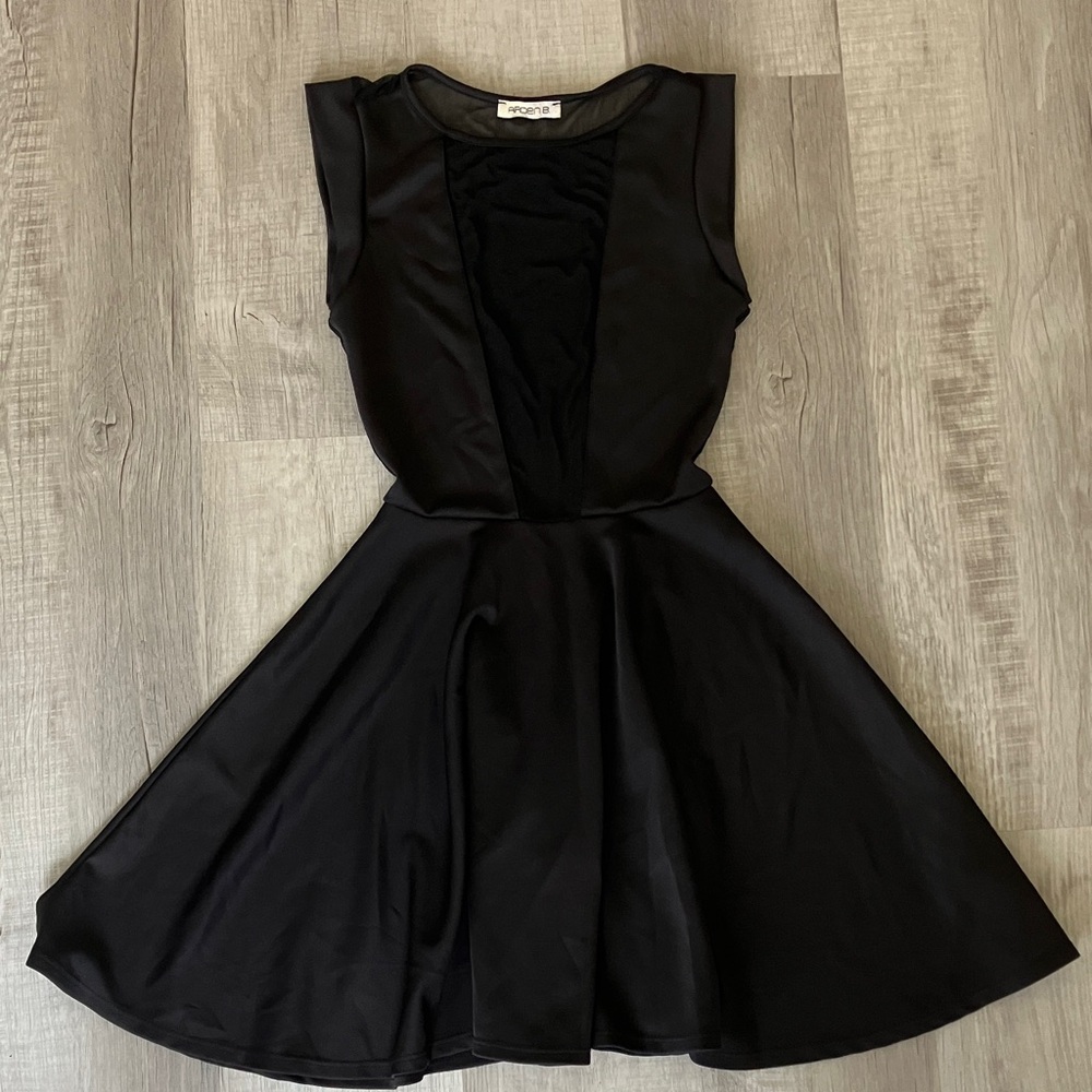 Arden B Elegant Black Mini Dress